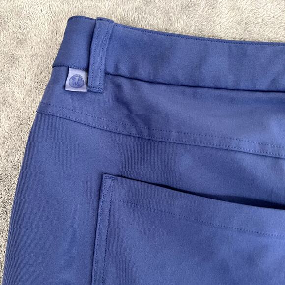 Lululemon Comission Pants Men's 38 Blue Golf Performance Preppy - Picture 7 of 11